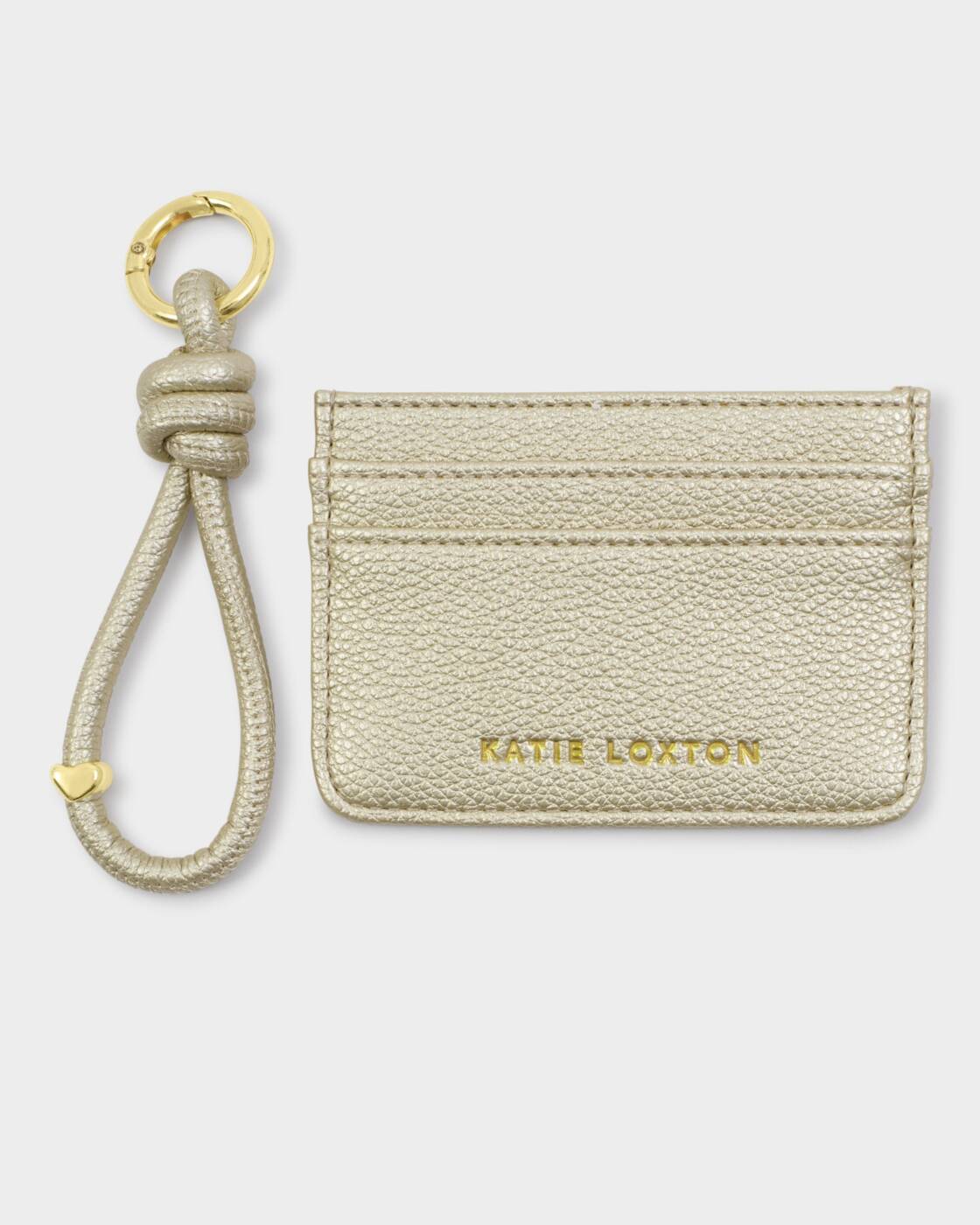 Katie Loxton Gift Boxed Keyring And Cardholder Gold
