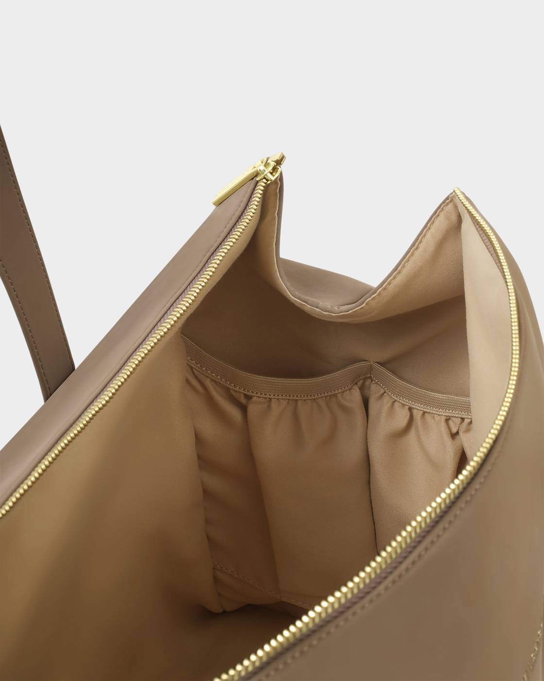 Katie Loxton Milan Cabin Bag Taupe Suedette