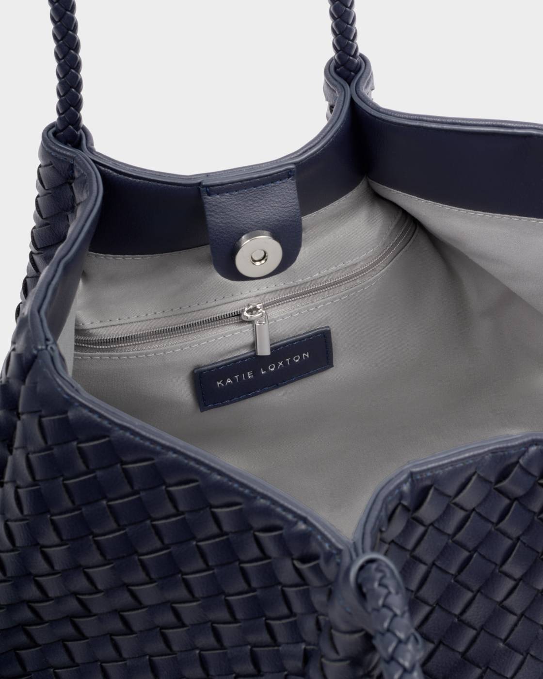 Katie Loxton Nova Small Shoulder Tote Bag Navy