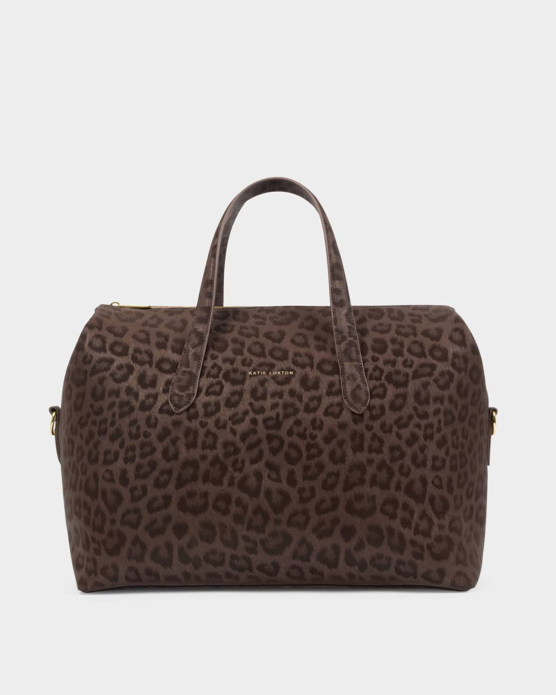 Katie Loxton Milan Cabin Bag Chocolate Leopard