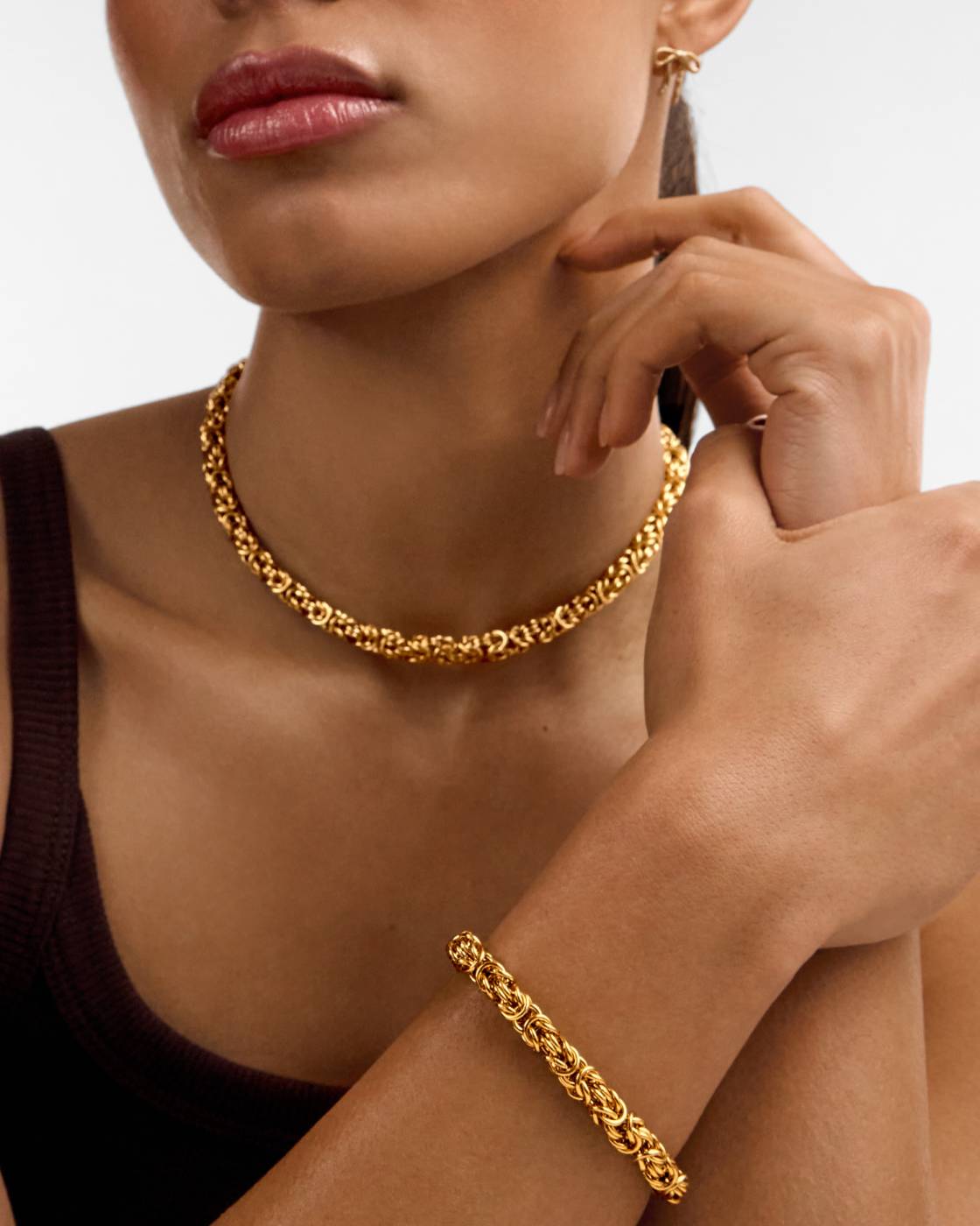 Katie Loxton Heritage Chain Bracelet Gold Coated 19cm