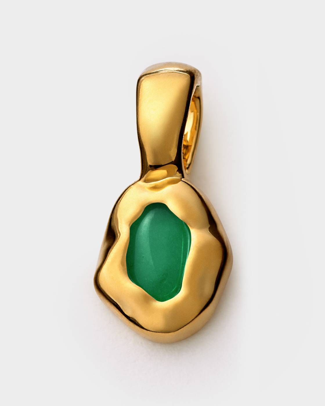 Katie Loxton Birthstone Necklace May Green Agate