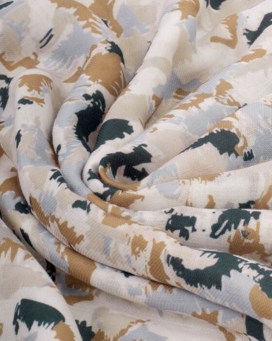 Katie Loxton Printed Scarf Terazzo Caramel
