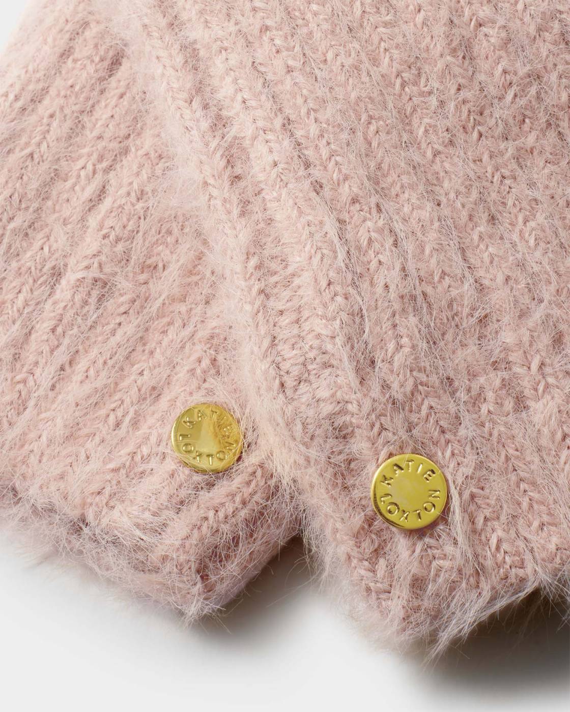 Katie Loxton Gift Boxed Hat And Mitten Set Blush Pink