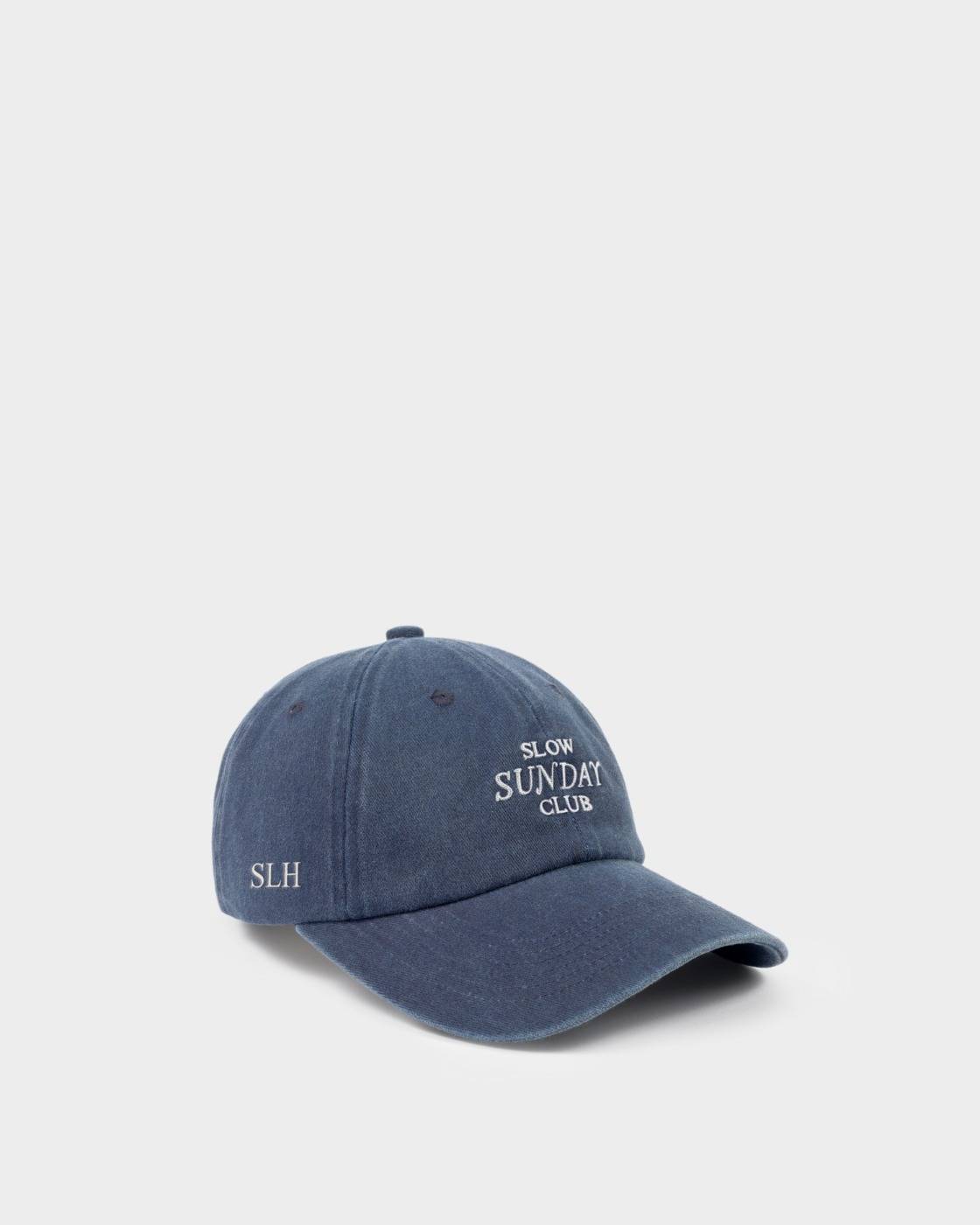 Katie Loxton Embroidered Cap Slow Sunday Club Navy One Size