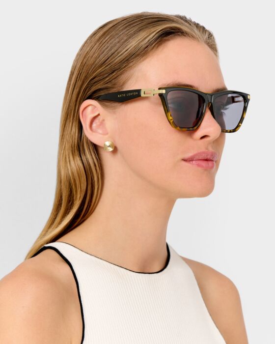 Katie Loxton Marbella Sunglasses Black Tortoiseshell Gradient