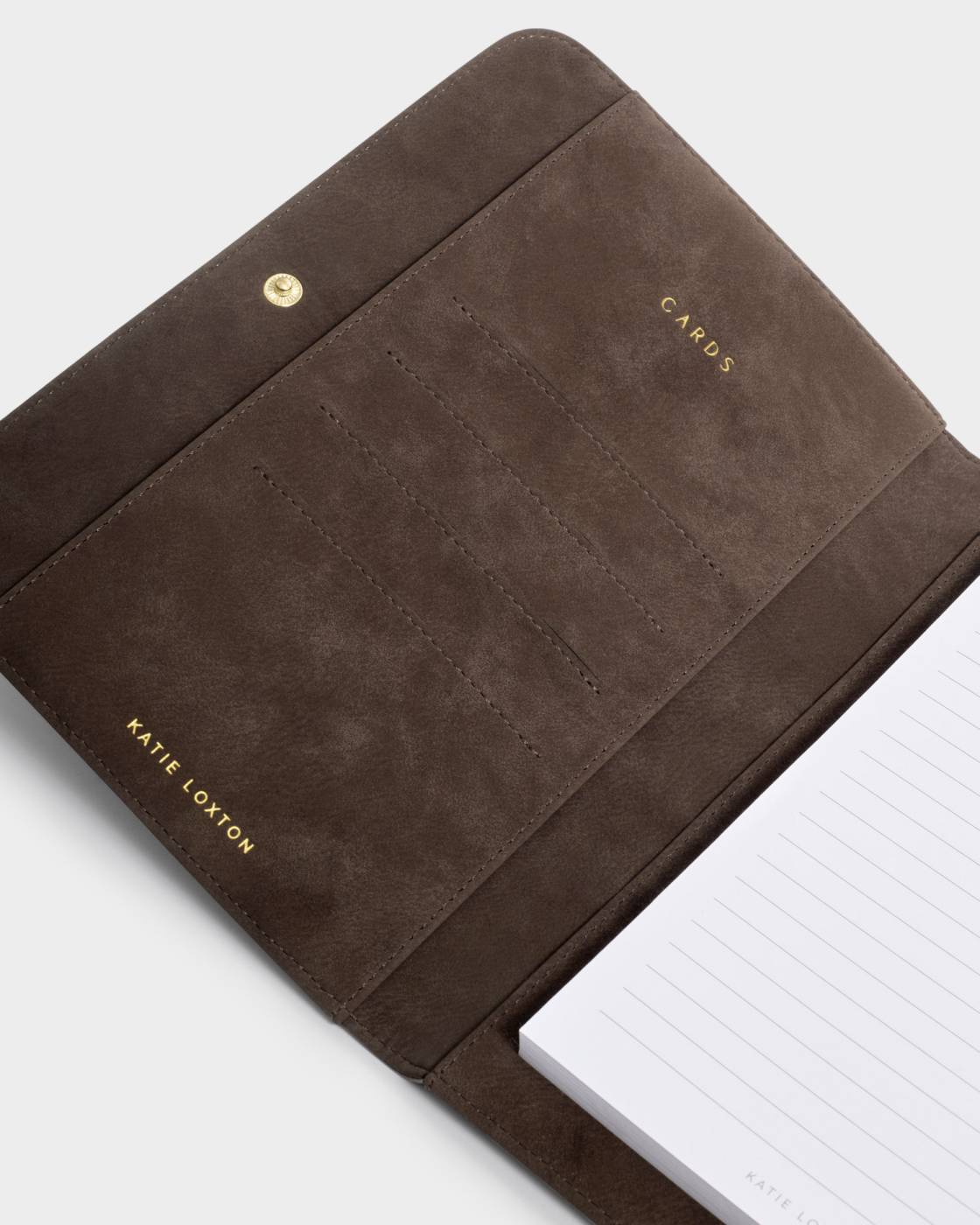 Katie Loxton Planner Chocolate Suedette