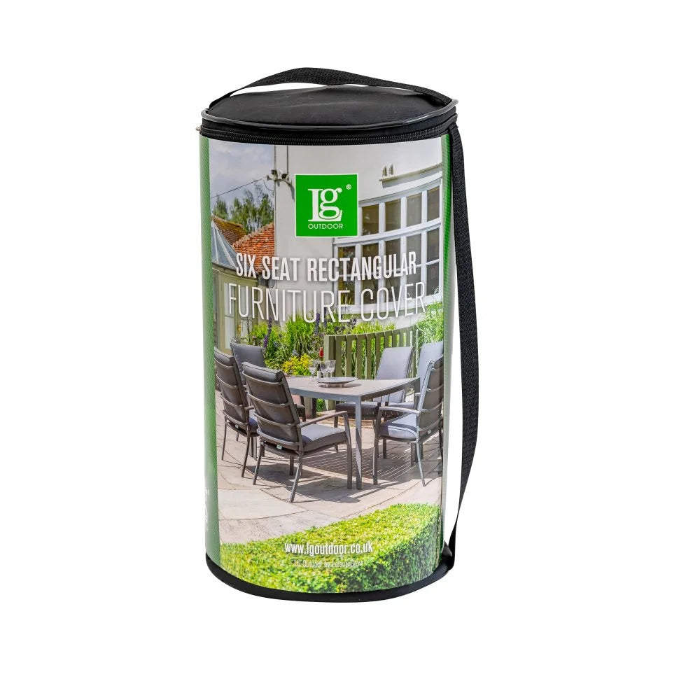 Leisuregrow Deluxe 6 Seat Rectangular Dining Set Cover