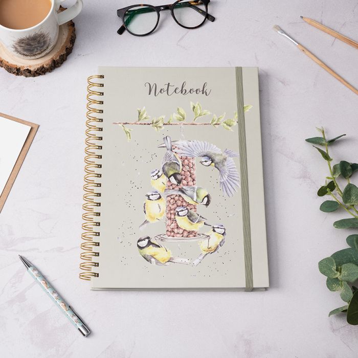 Wrendale Designs 'Bon Appétit!' Blue Tit A4 Notebook