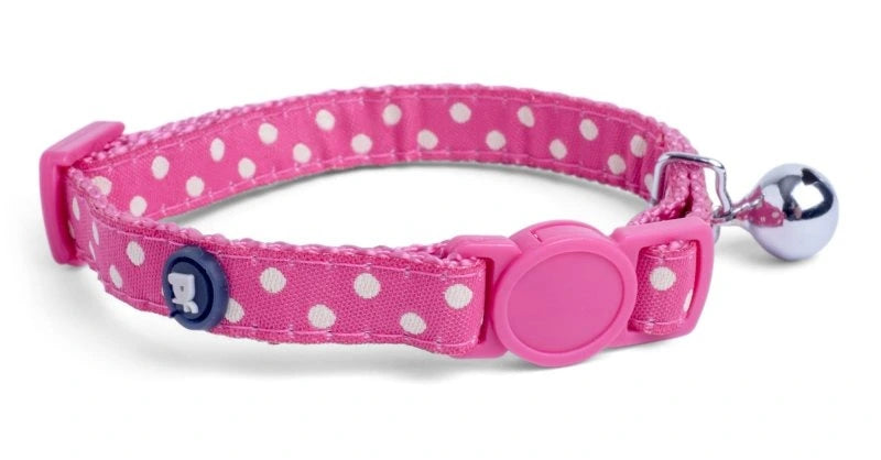 Petface Cerise Dots Cat Collar