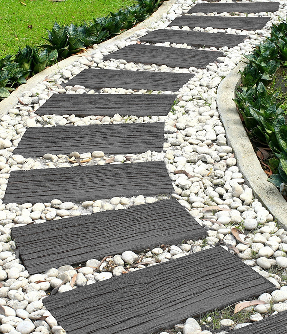 Primeur Stepping Stone Railroad Tie Grey