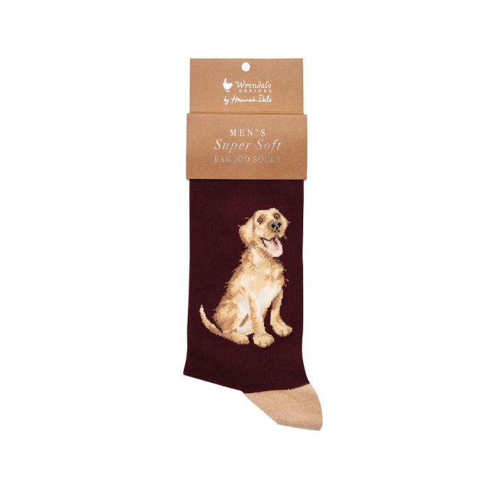 Wrendale Designs 'Good as Gold' Labrador Men's Socks