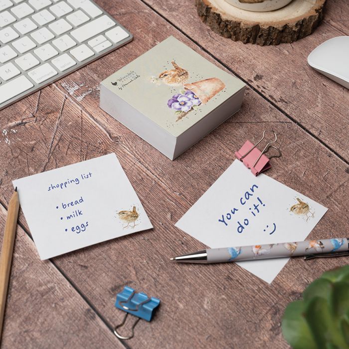 Wrendale Designs 'Pottering About' Wren Sticky Notes