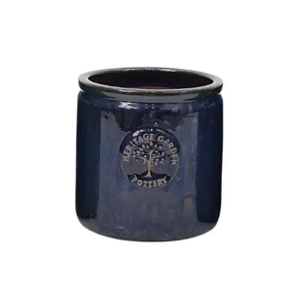 Woodlodge Edwin Cylinder Dark Blue Pot
